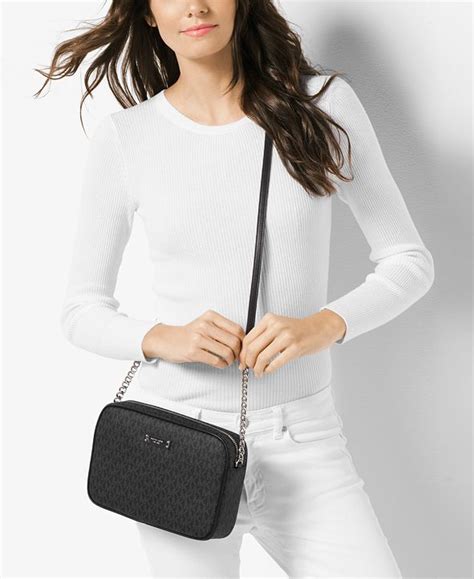 macys michael kors jet set crossbody|Michael Kors large jet set.